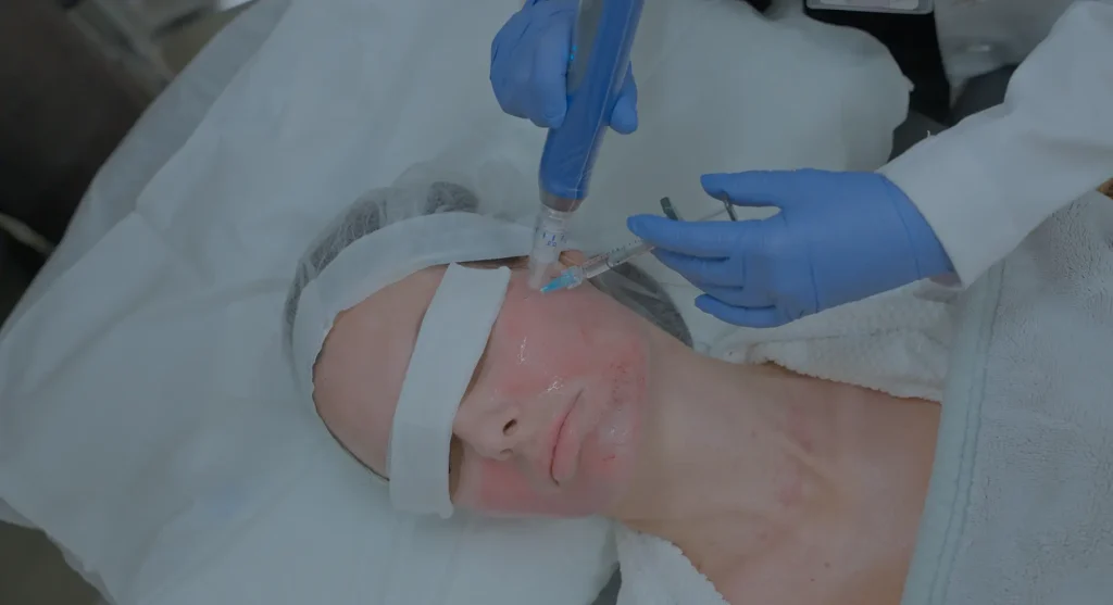 Perfect B stacking exosomes, PDRN, and laser with microneedling in one Miami treatment session