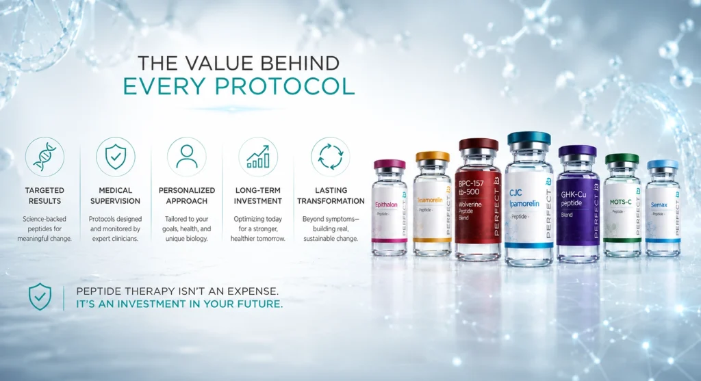 bpc-157 peptide therapy typical cost per treatment How Much Do Peptides Cost? 2026 Guide