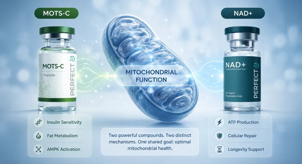 mots c vs lipo c MOTS-c vs NAD+: Benefits and Key Differences