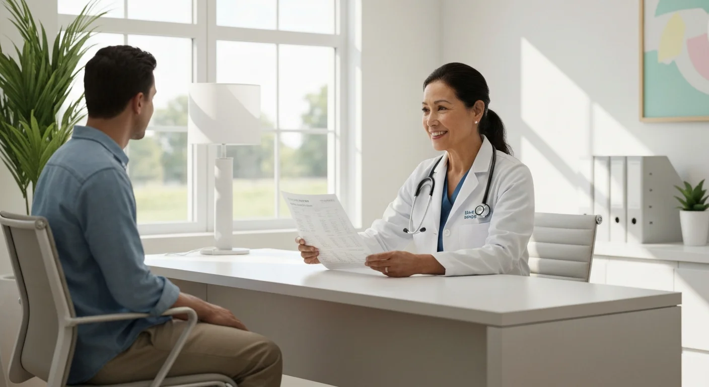 Perfect B - Blog - Semaglutide vs Tirzepatide - a provider reviewing weight loss medication options with a patient during a consultation in Doral