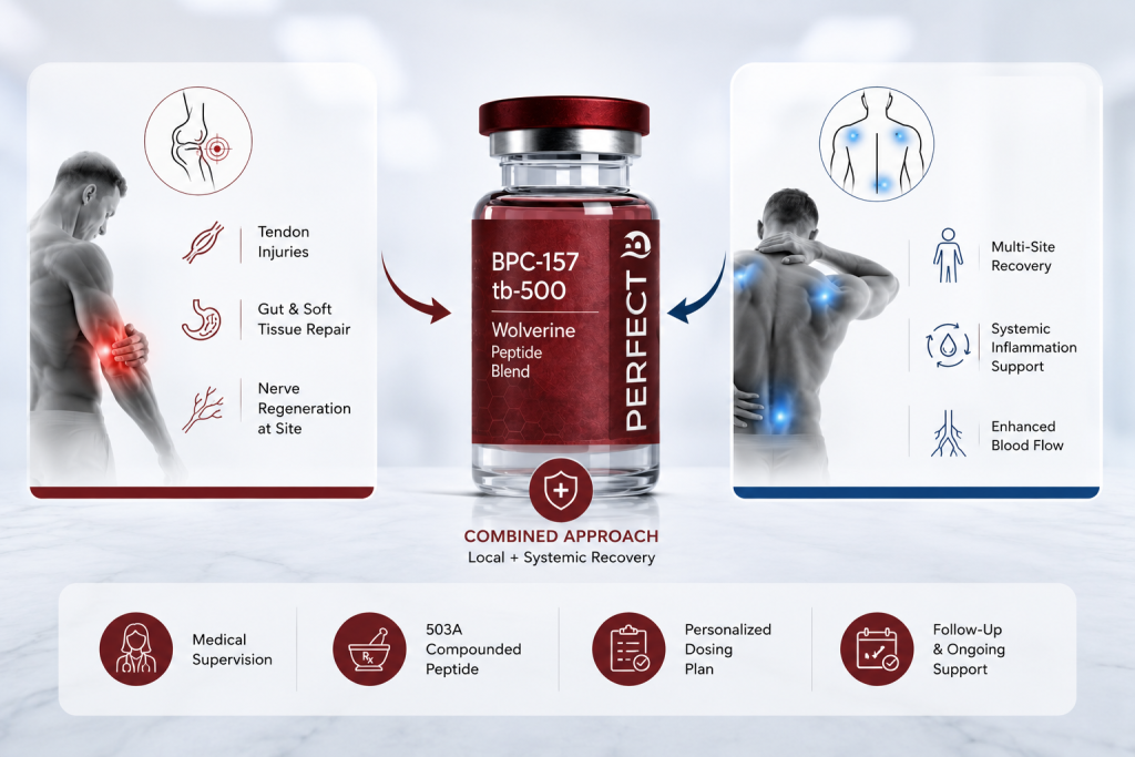 bpc-157 or tb-500 BPC-157 vs TB-500: Recovery Peptide Comparison