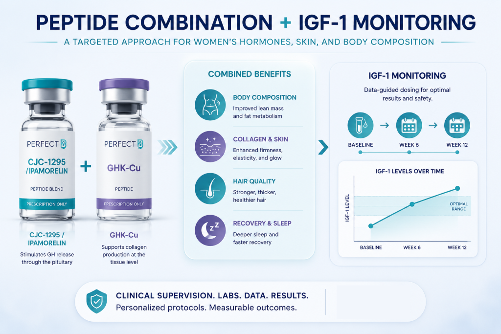 does ghk-cu increase gh or igf-1 levels CJC-1295/Ipamorelin for Women: GH Therapy After 35