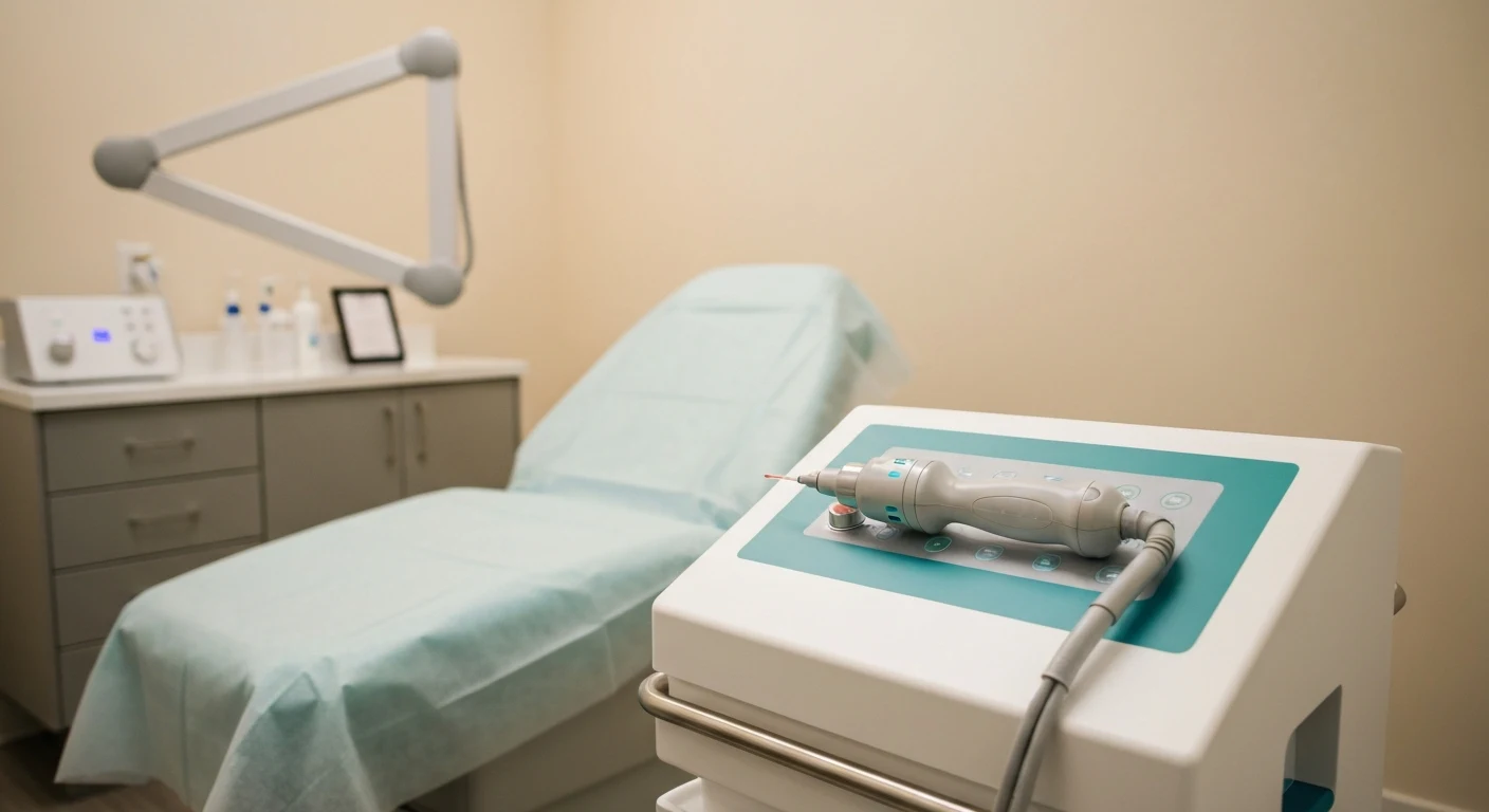 Perfect B - Blog - Amateur vs Professional Tattoo Removal - Picosecond laser device in sterile clinic
