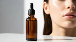 Perfect B - Blog - Azelaic Acid - Azelaic acid serum beside clear glowing skin