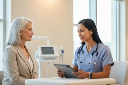 Perfect B - Blog - Best Peptides for Women Over 50 - Clinical consultation in Doral medical clinic