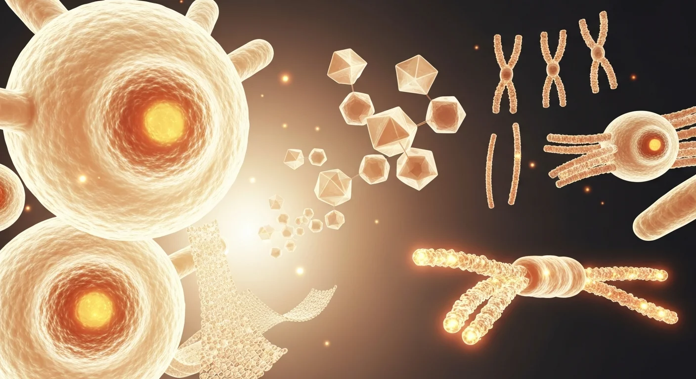 Perfect B - Blog - Best Peptides for Women Over 50 - Post-menopausal cellular biology illustration