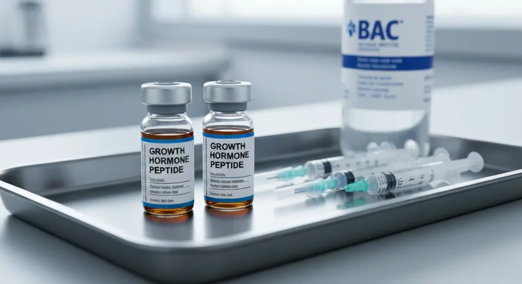 Perfect B - Blog - CJC-1295 Ipamorelin Dosage Calculator - Growth hormone peptide vials and clinical protocol