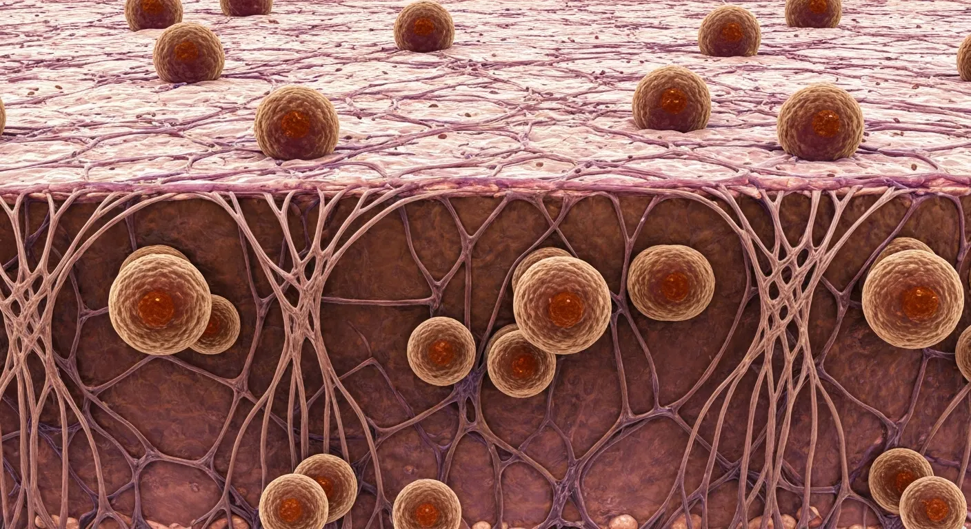 Perfect B - Blog - Dark Skin Acne Treatment - Microscopic view of melanocyte activity and inflammatory pigment cascade