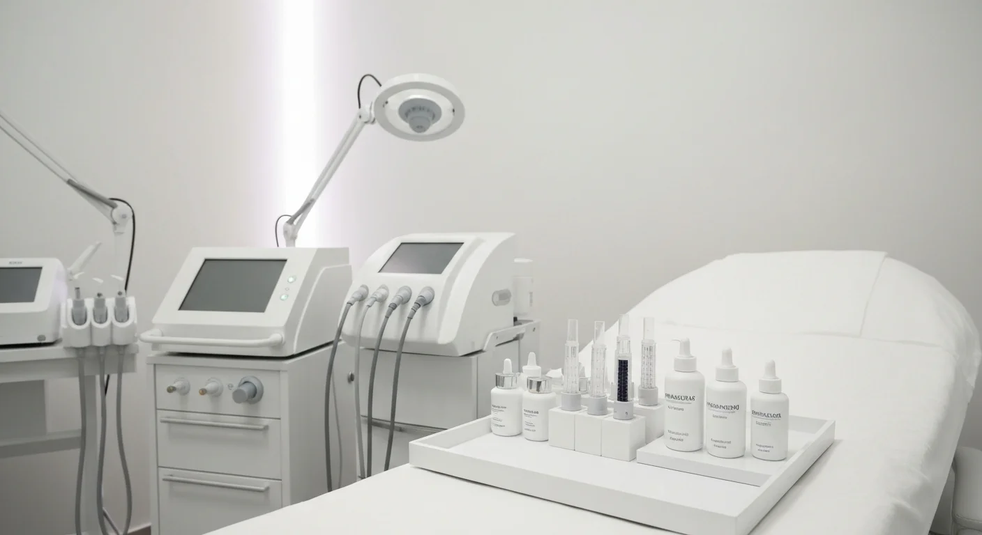 Perfect B - Blog - Exosomes vs PDRN - Medical aesthetic treatment room with regenerative therapy setup