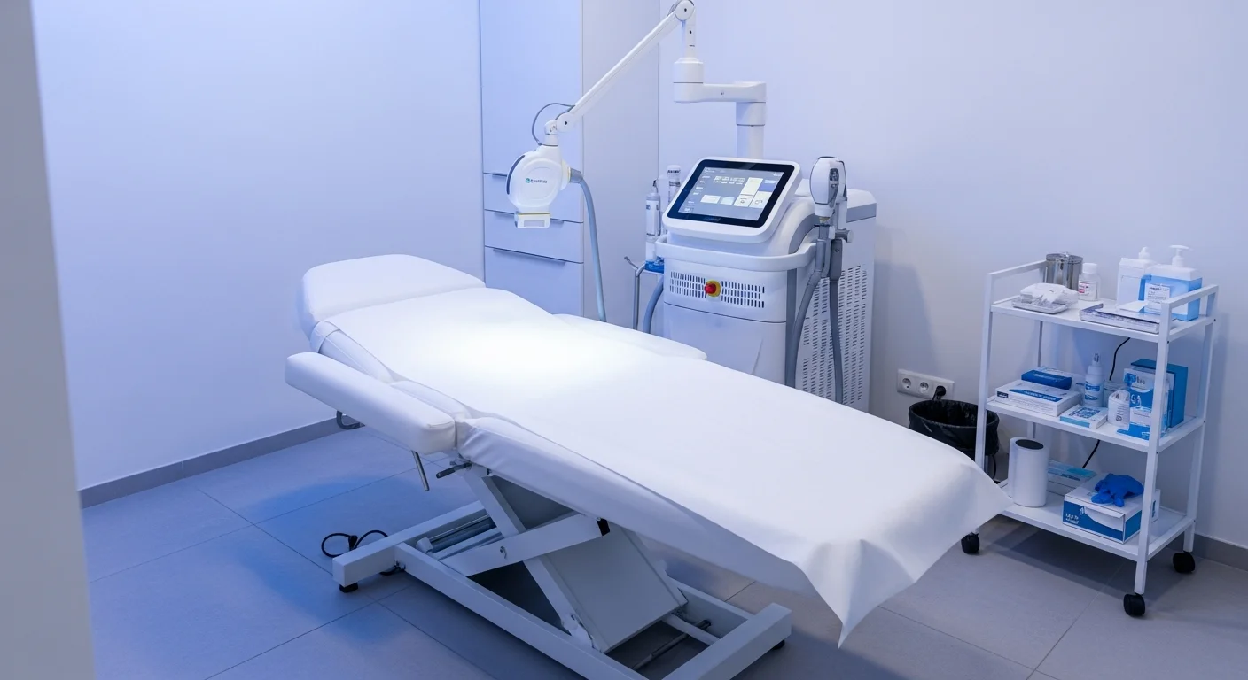 Perfect B - Blog - Face Tattoo Removal - Professional laser device clinical treatment room