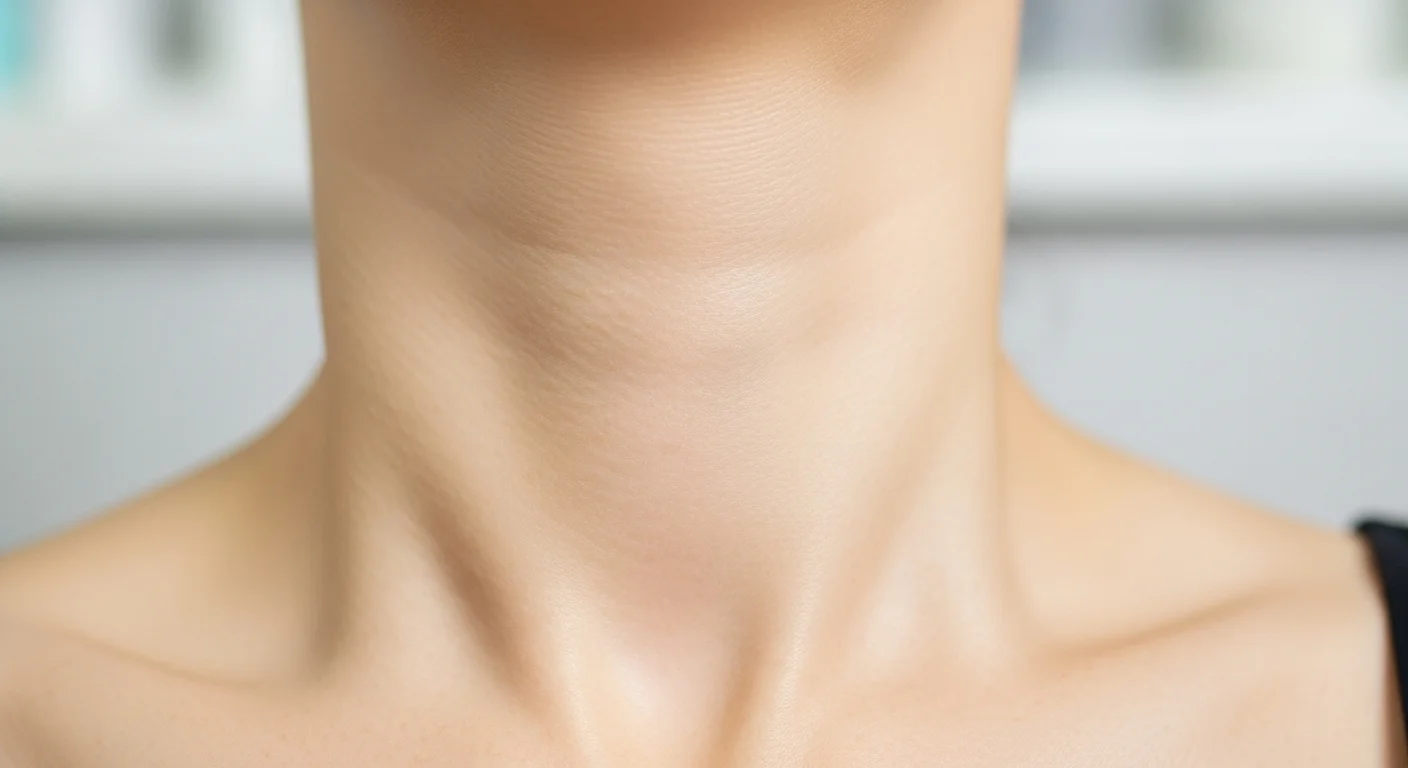 Perfect B - Blog - Face Tattoo Removal - Close-up neck skin after laser treatment session