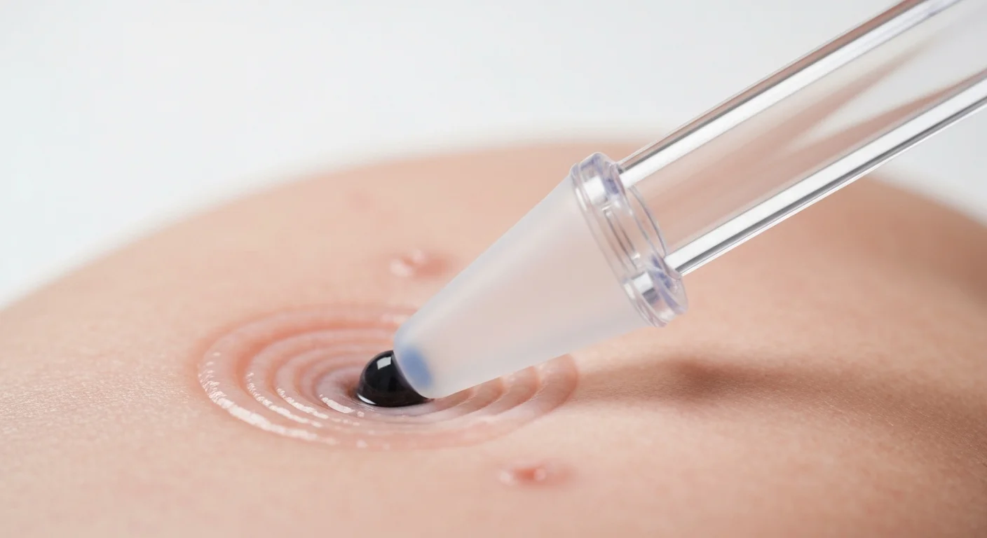 Perfect B - Blog - HydraFacial Blackheads - HydraFacial vortex extraction tip removing blackheads from pores