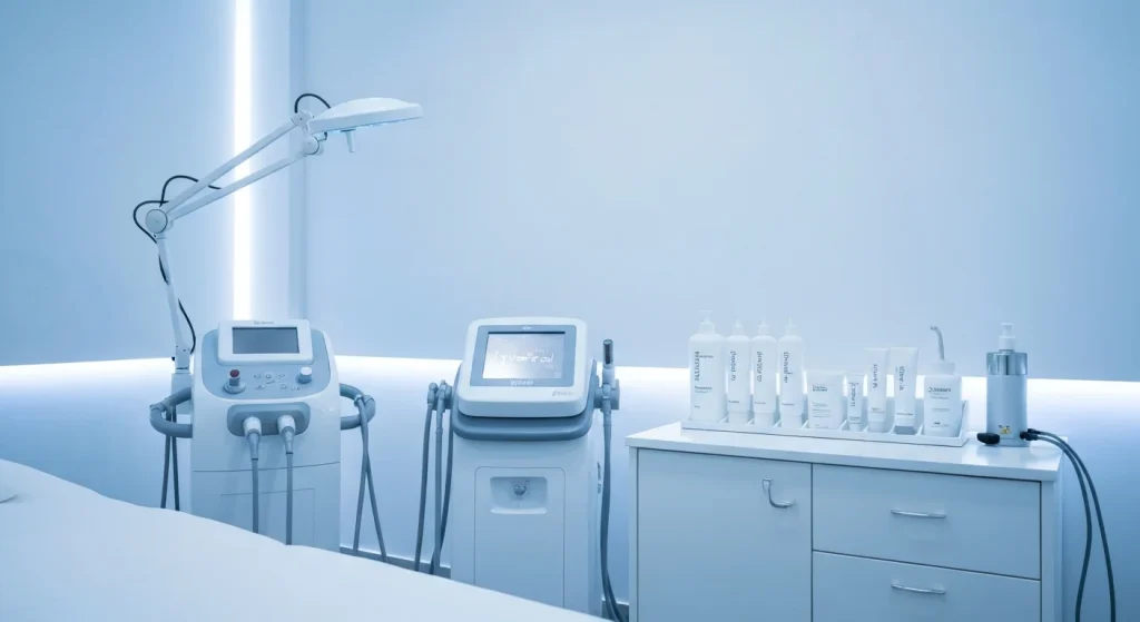 Perfect B - Blog - Male Acne Treatment - HydraFacial and clinical acne treatment equipment at Perfect B medical aesthetic clinic Doral FL