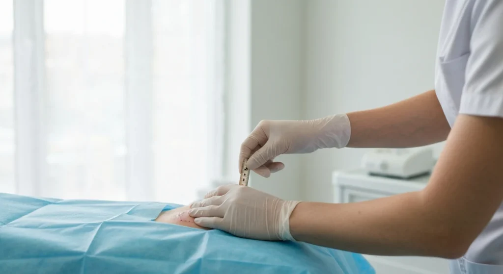 Perfect B - Blog - PDRN for Surgical Scars - Clinical scar mapping consultation