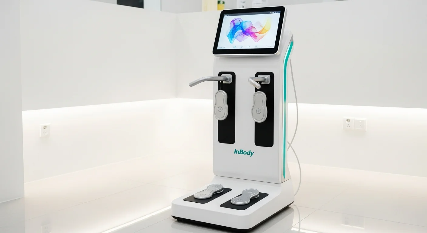 Perfect B - Blog - Peptides For Beginners - Inbody body composition analyzer scan used in first-time peptide patient assessment
