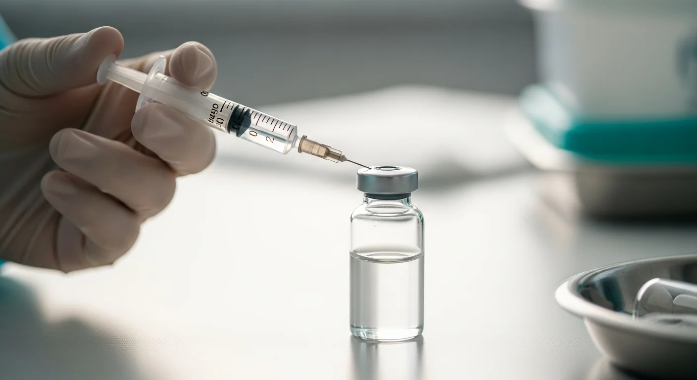 Perfect B - Blog - Peptides For Beginners - Subcutaneous peptide injection technique with compounded vial at Perfect B Doral FL