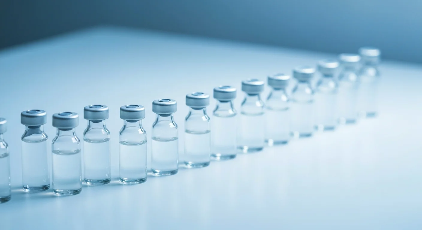 Perfect B - Blog - Peptides for Testosterone - Peptide vials in a clinical laboratory setting