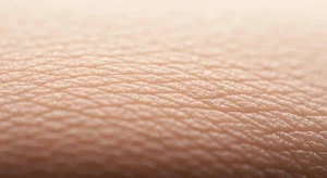 Perfect B - Blog - Peptides for Wrinkles - Healthy mature skin texture macro view