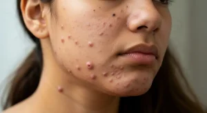 Perfect B - Blog - Postpartum Acne - Hormonal jawline breakouts after birth