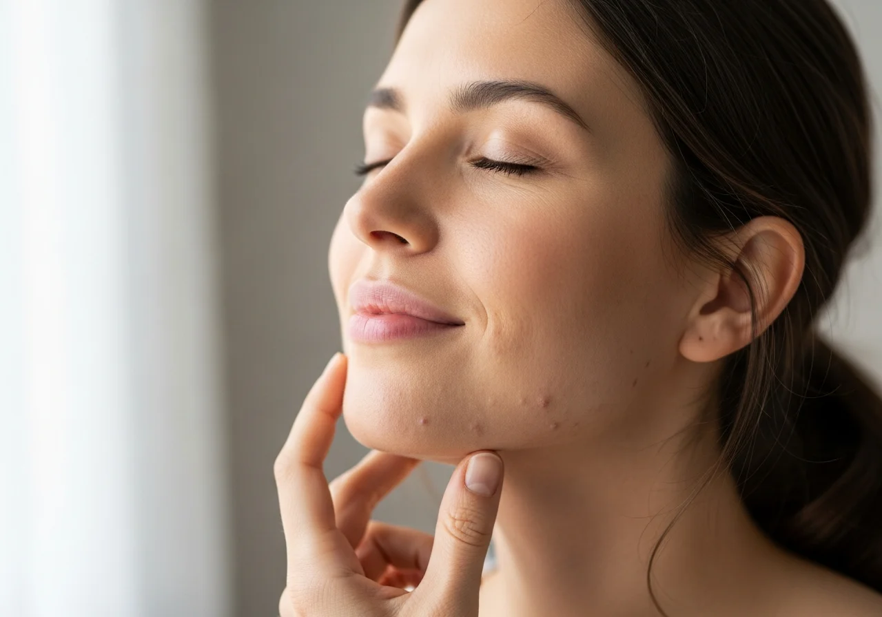 Perfect B - Blog - Pregnancy Acne Treatment - Hormonal breakouts on the jawline during pregnancy