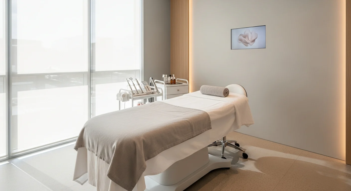 Perfect B - Blog - RF Microneedling For Stretch Marks - Modern medical aesthetic clinic treatment room at Perfect B in Doral FL