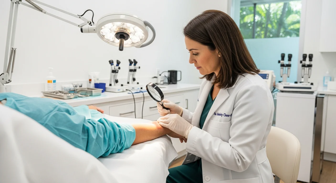 Perfect B - Blog - Raised Acne Scars - Medical dermatology consultation skin examination clinic