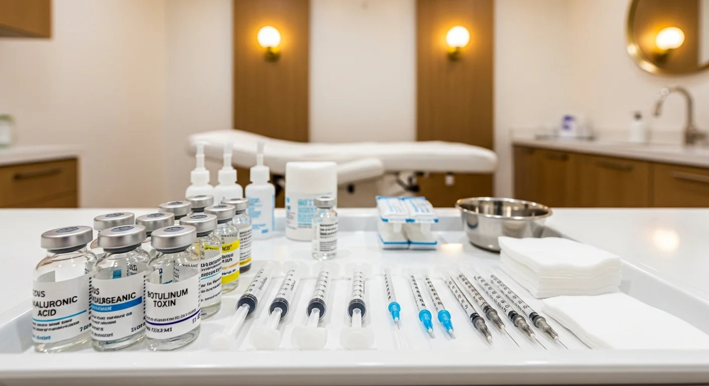 Perfect B - Blog - Raised Acne Scars - Medical aesthetic clinic treatment room sterile tray Doral FL