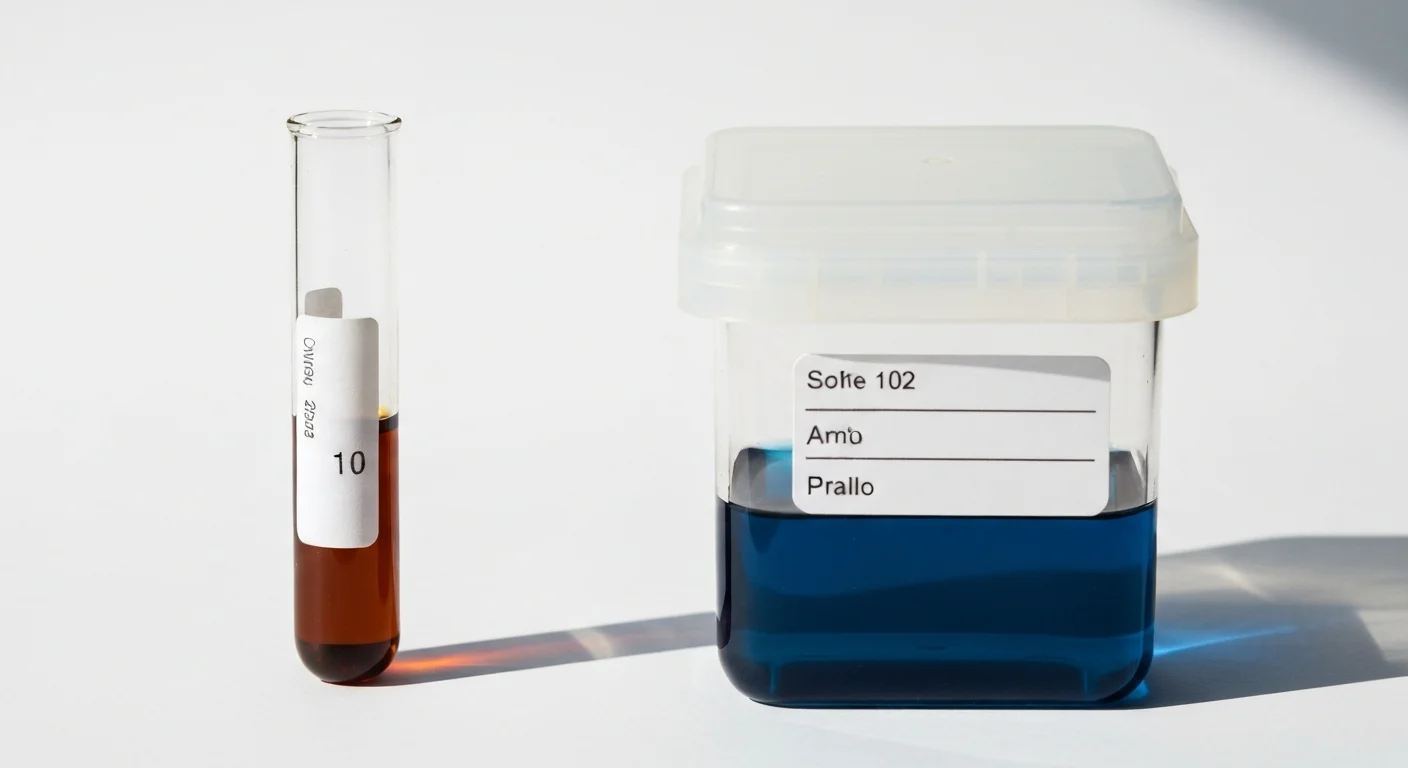 Perfect B - Blog - Semax Cost - Nasal spray bottle and injectable peptide vial comparison