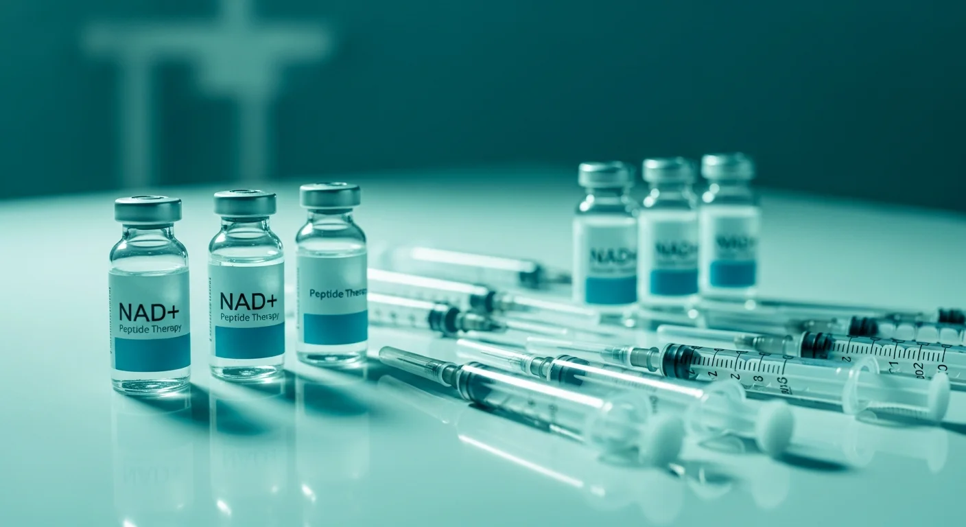 Perfect B - Blog - Semax vs NAD - Clinical peptide vials medical setting