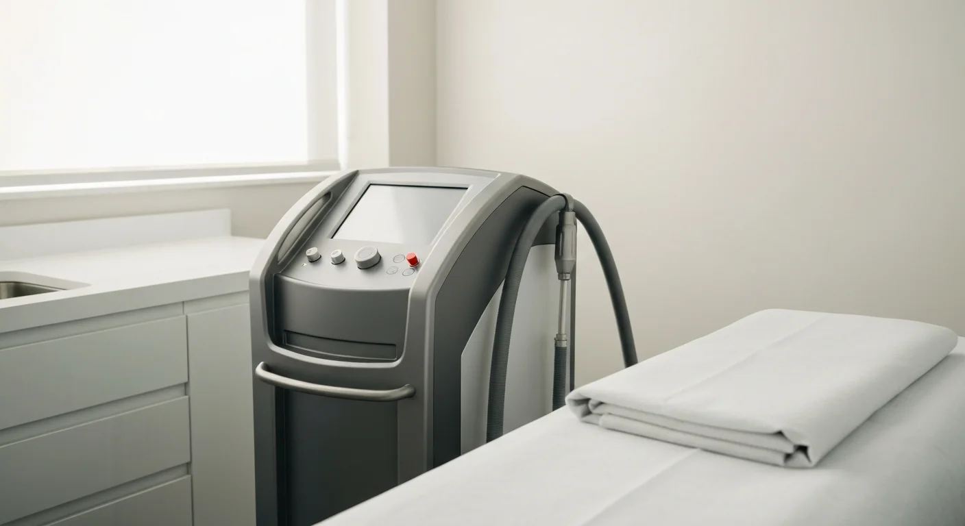 Perfect B - Blog - Tattoo Removal Breastfeeding - Laser tattoo removal device ready for postpartum patient at Perfect B Doral
