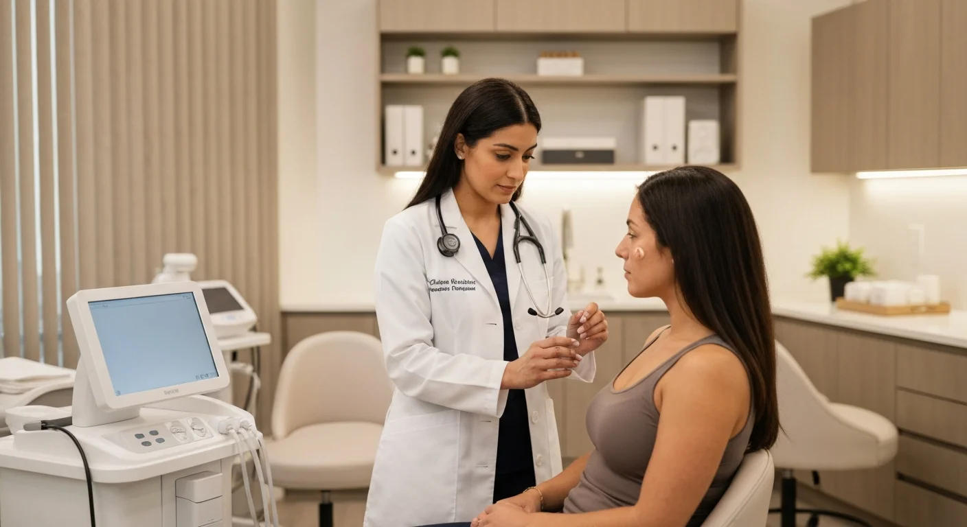Perfect B - Blog - Teen Acne vs Adult Acne - APRN provider consultation for acne treatment at Perfect B medical aesthetic clinic Doral FL
