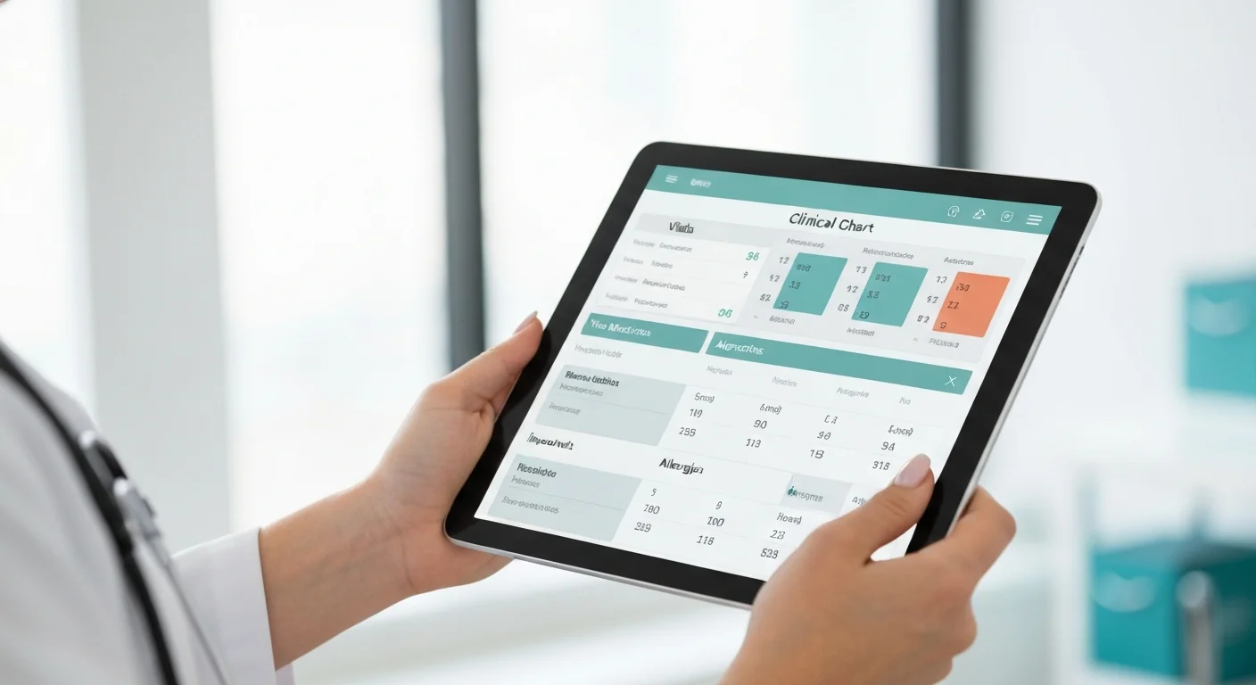 Perfect B - Blog - Wolverine Stack Near Me - Provider reviewing Wolverine Stack reconstitution protocol on tablet at a Doral clinic