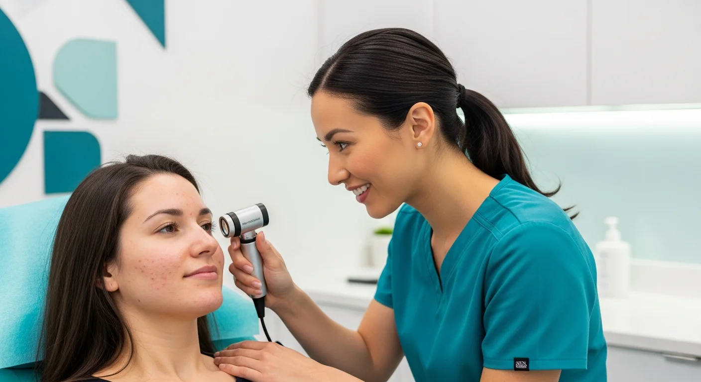 Perfect B - Blog - Acne Treatment Coral Gables - patient consultation with a provider at the Doral clinic