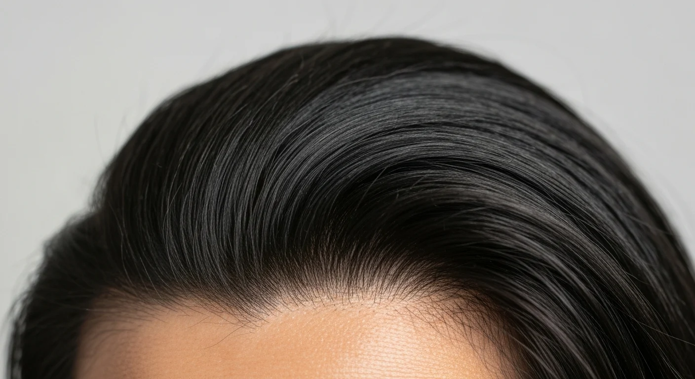 Perfect B - Blog - FUE vs non-surgical hair restoration - close-up of healthy thick hair and hairline at Perfect B in Doral, Miami, FL