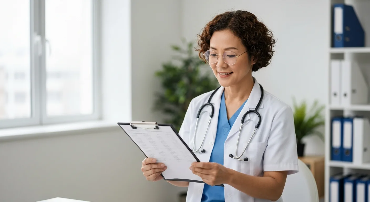 Perfect B - Blog - Legit Peptide Clinic - a licensed provider reviewing baseline lab work before recommending any peptide