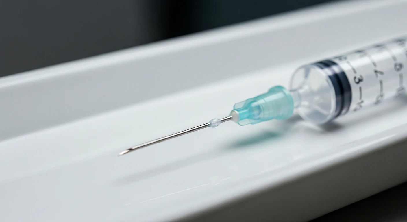 Perfect B - Blog - Nasolabial Fold Filler - hyaluronic acid filler syringe prepared for a facial treatment at a Doral clinic
