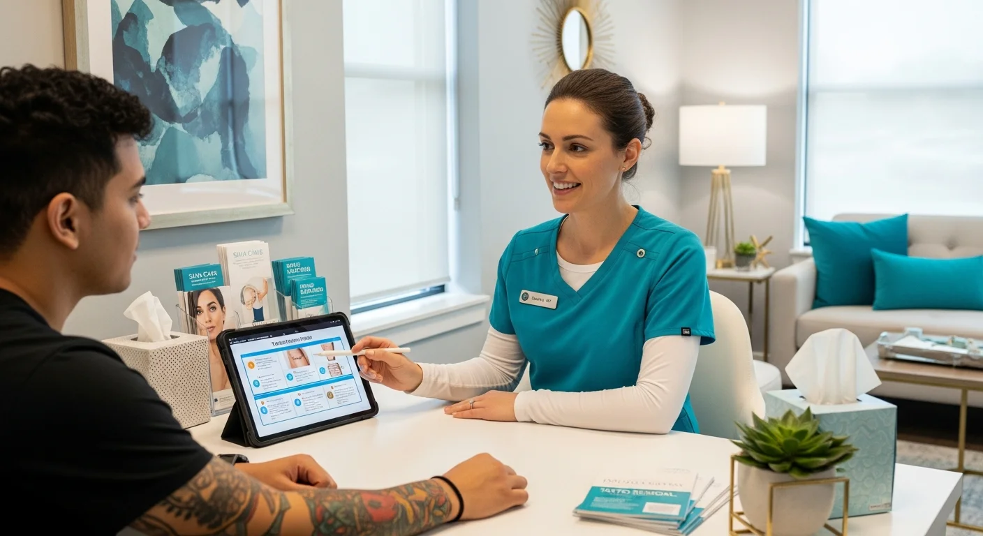 Perfect B - Blog - Sleeve Tattoo Removal - Nurse practitioner consultation and treatment planning in Doral